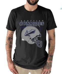 Official Scottish Claymores Rugby Helmet T Shirt