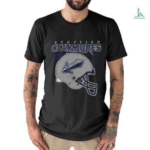 Official Scottish Claymores Rugby Helmet T Shirt