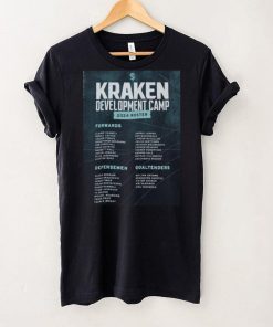 Official Seattle Kraken Development Camp 2024 Roster Shirt