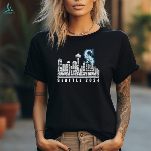 Official Seattle Mariners The Baseball Team 2024 Skyline Shirt