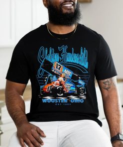 Official Sheldon Haudenschild Wooster Ohio Est 1993 Racing Car And Girl T shirt