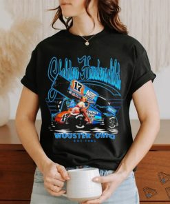 Official Sheldon Haudenschild Wooster Ohio Est 1993 Racing Car And Girl T shirt