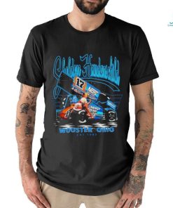 Official Sheldon Haudenschild Wooster Ohio Est 1993 Racing Car And Girl T shirt