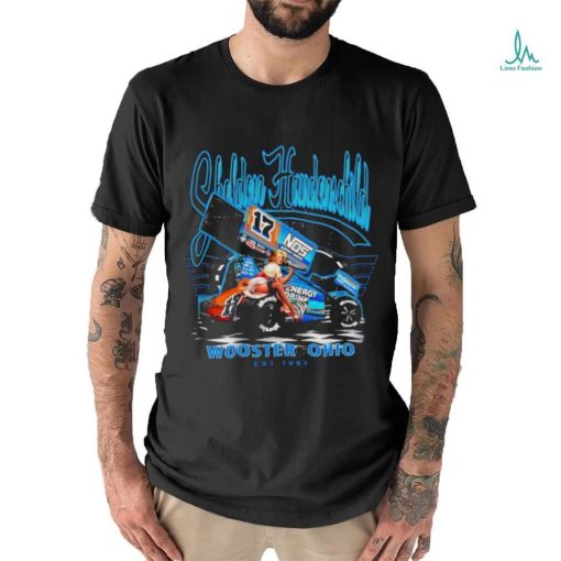 Official Sheldon Haudenschild Wooster Ohio Est 1993 Racing Car And Girl T shirt