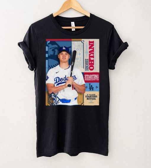 Official Shohei Ohtani National League Designated Hitter 2024 All Star Game Shirt