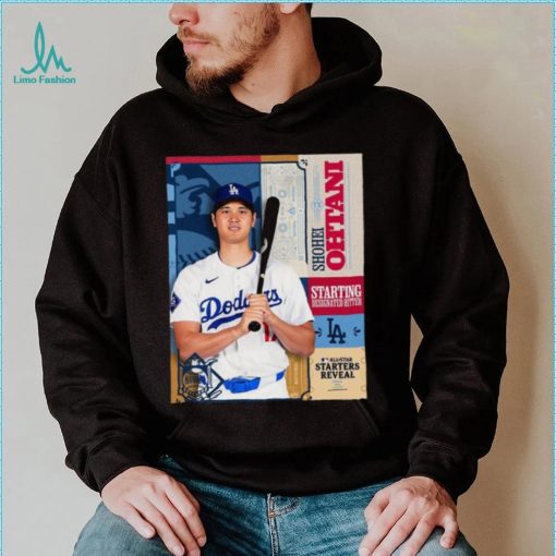 Official Shohei Ohtani National League Designated Hitter 2024 All Star Game Shirt