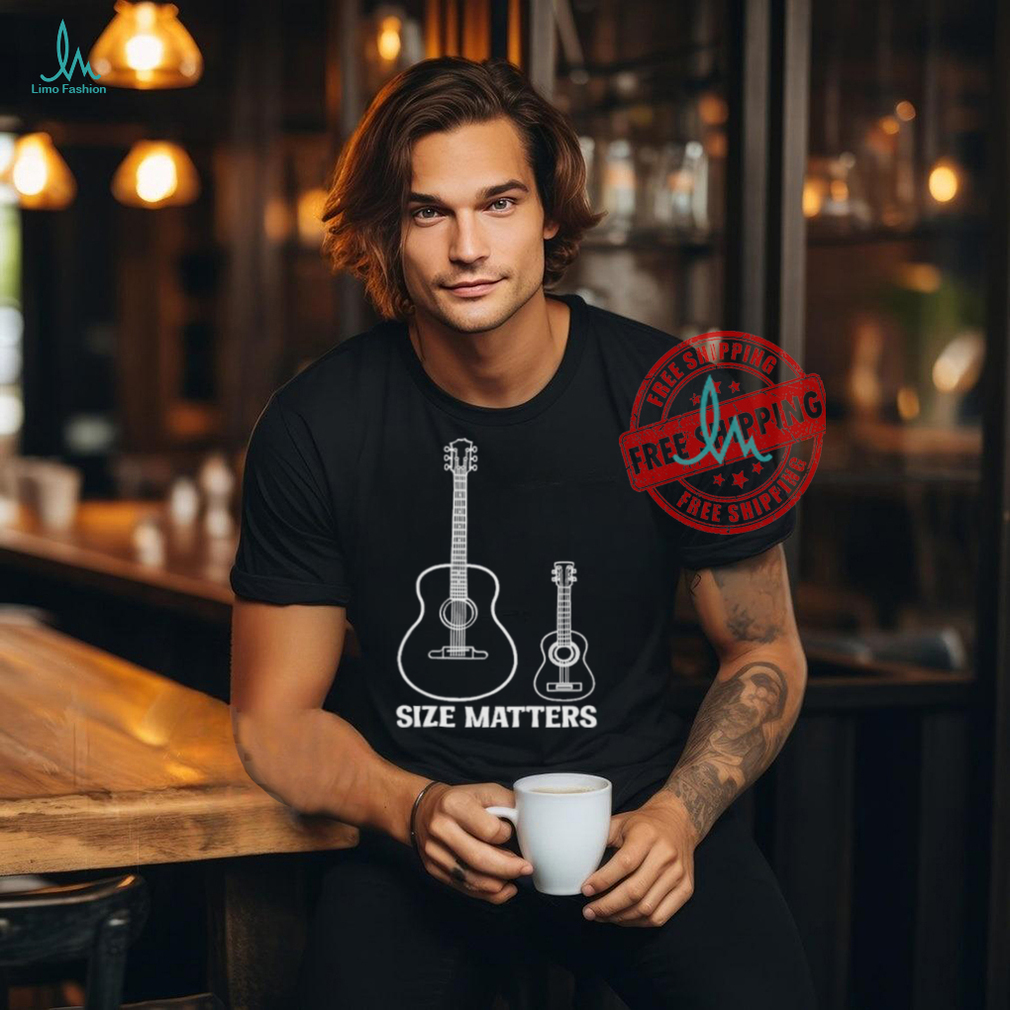 Official Size Matters Guitar Shirt Official Size Matters Guitar Shirt