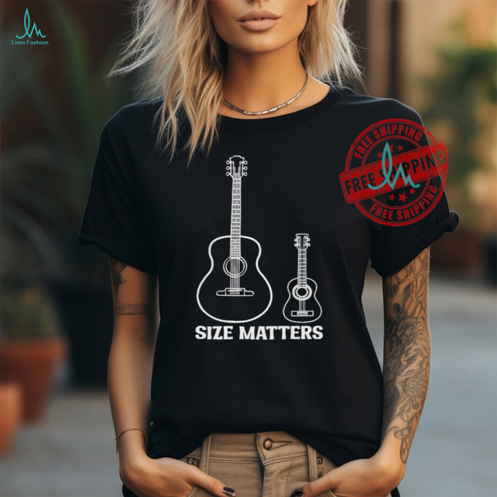 Official Size Matters Guitar Shirt Official Size Matters Guitar Shirt