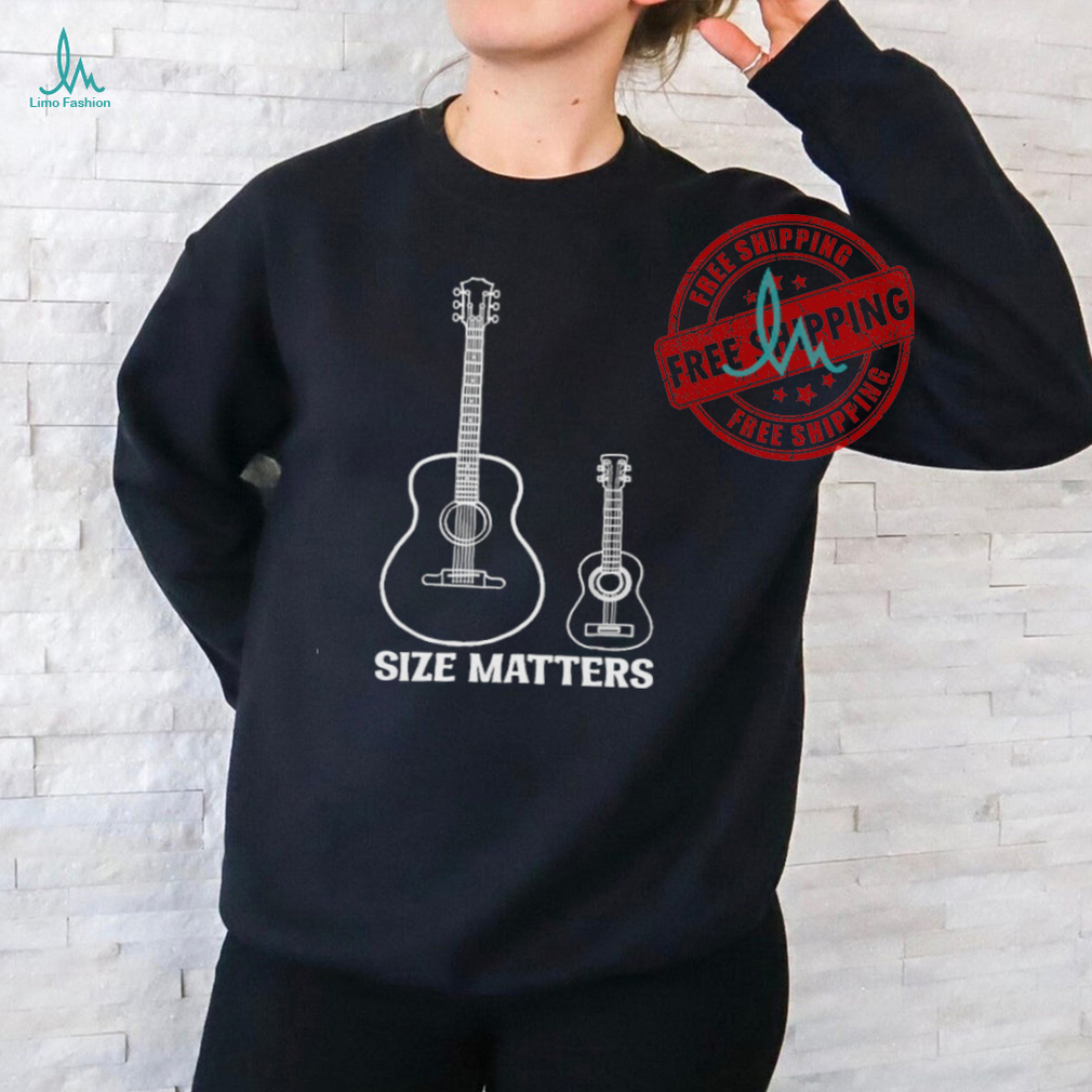 Official Size Matters Guitar Shirt Official Size Matters Guitar Shirt