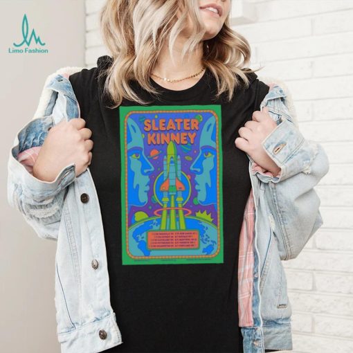 Official Sleater Kinney North American Tour 2024 Poster Shirt