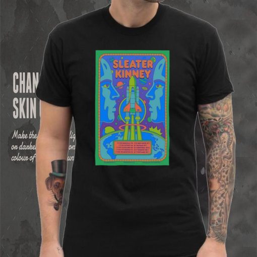 Official Sleater Kinney North American Tour 2024 Poster Shirt