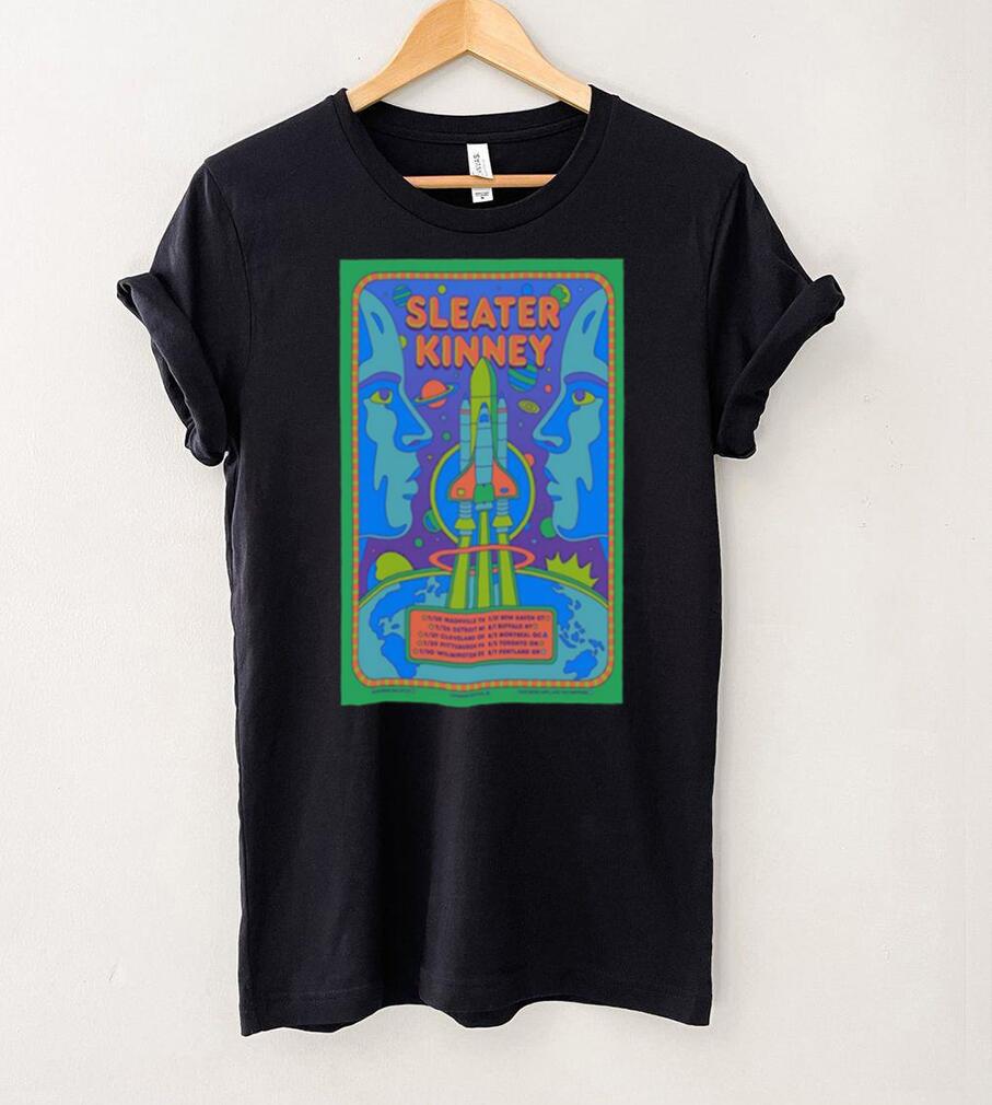 Official Sleater Kinney North American Tour 2024 Poster Shirt Official Sleater Kinney North American Tour 2024 Poster Shirt