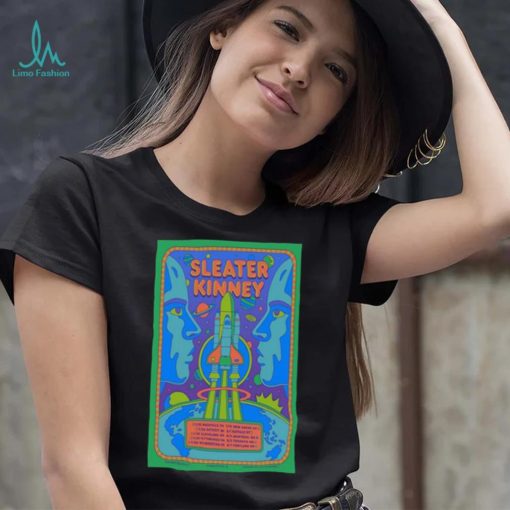 Official Sleater Kinney North American Tour 2024 Poster Shirt