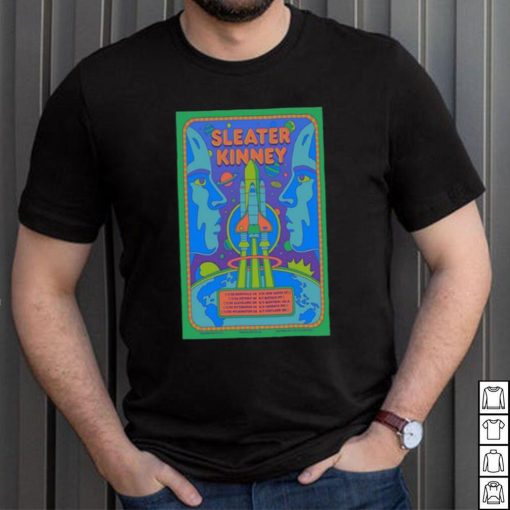 Official Sleater Kinney North American Tour 2024 Poster Shirt