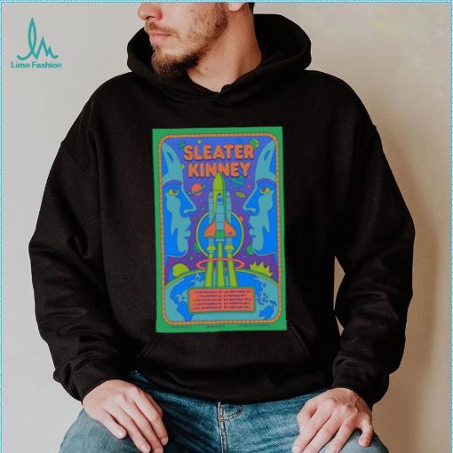 Official Sleater Kinney North American Tour 2024 Poster Shirt