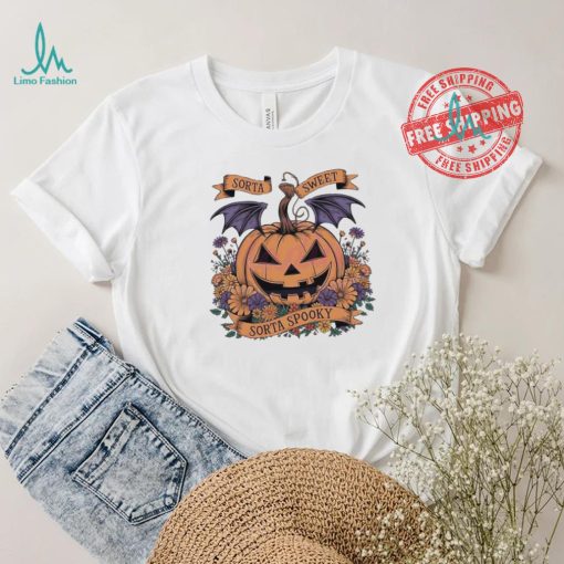 Official Sorta sweet sorta spooky halloween pumpkin shirt