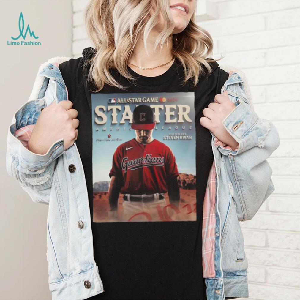 Official Steven Kwan Cleveland Guardians Starter America League First Time All Star Game 2024 Shirt Official Steven Kwan Cleveland Guardians Starter America League First Time All Star Game 2024 Shirt