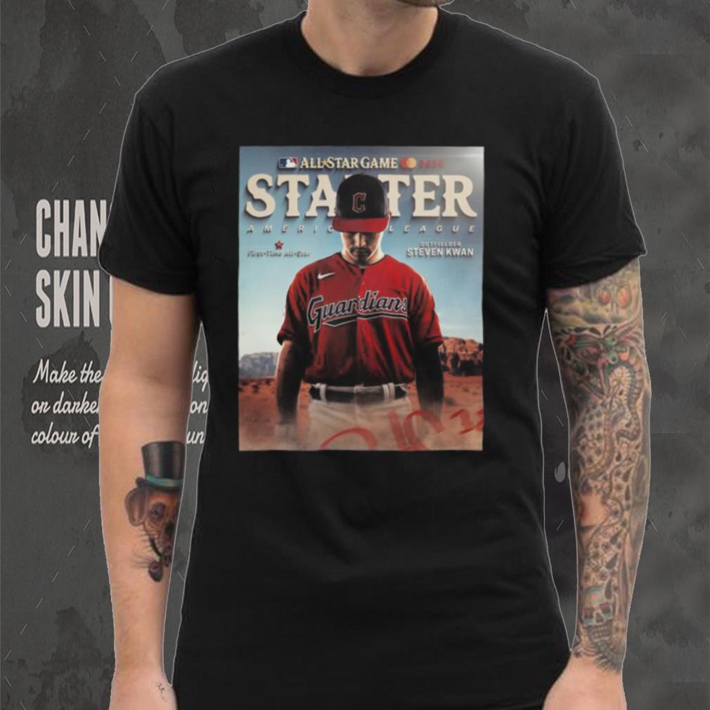 Official Steven Kwan Cleveland Guardians Starter America League First Time All Star Game 2024 Shirt Official Steven Kwan Cleveland Guardians Starter America League First Time All Star Game 2024 Shirt