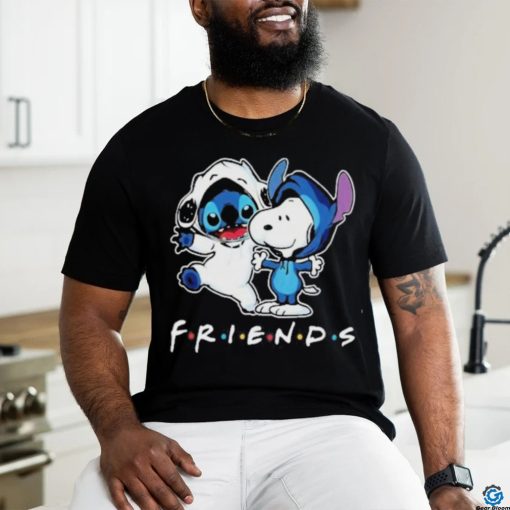 Official Stitch And Snoopy Peanuts Best Friends For Life Disney Fan T Shirt