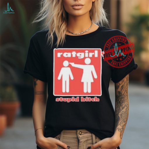 Official Stray rats ratgirl stupid bitch ringer T shirt