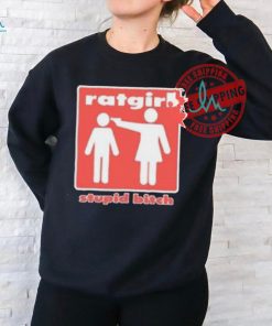 Official Stray rats ratgirl stupid bitch ringer T shirt
