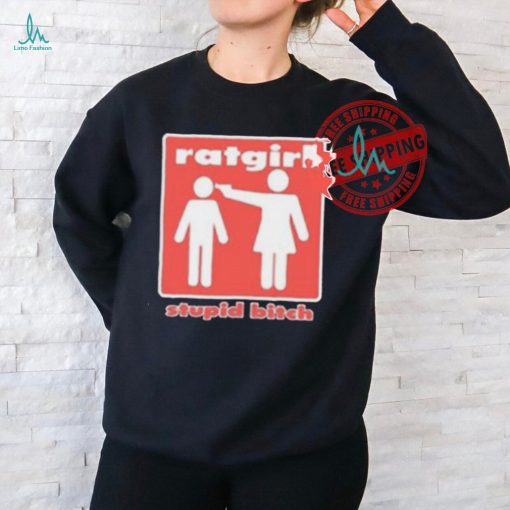 Official Stray rats ratgirl stupid bitch ringer T shirt