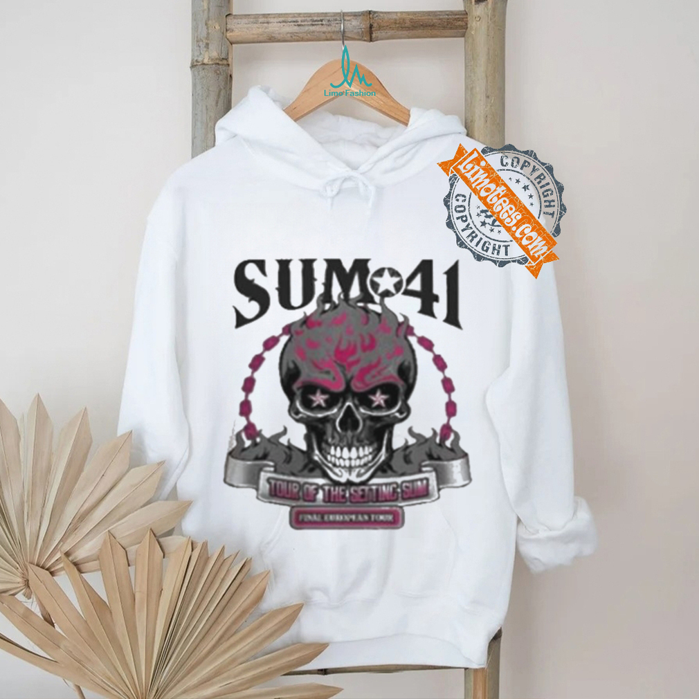 Official Sum 41 Tour Of The Setting Sum Final European Tour 2024 Shirt Official Sum 41 Tour Of The Setting Sum Final European Tour 2024 Shirt