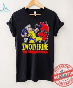 Official Swolverine vs deadpull brian cage T shirt