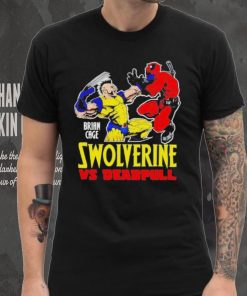 Official Swolverine vs deadpull brian cage T shirt