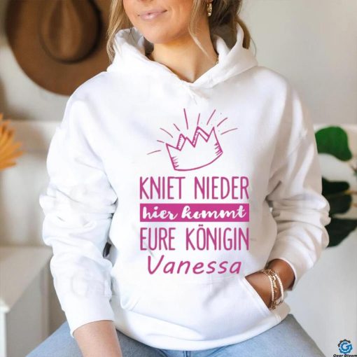 Official Tasse Kniet Nieder Hier Kommt Eure Konigin Vanessa T Shirt