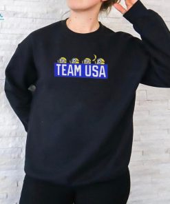 Official Team USA Minions Flag & Rings T Shirt