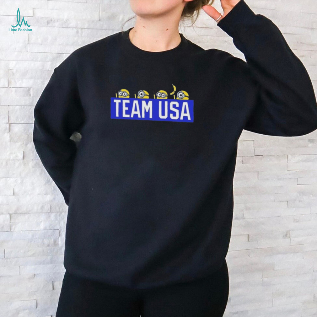 Official Team USA Minions Flag & Rings T Shirt Official Team USA Minions Flag & Rings T Shirt