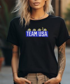Official Team USA Minions Flag & Rings T Shirt