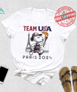 Official Team USA Snoopy Olympic 2024 Sand Version T Shirt