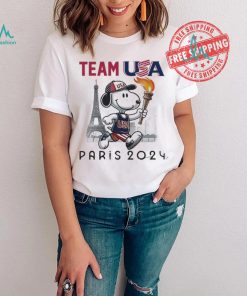 Official Team USA Snoopy Olympic 2024 Sand Version T Shirt