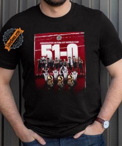 Official Teams USA Basketball Undefeated In Fiba U17 World Cup Shirt