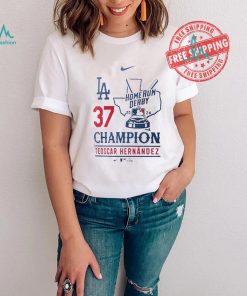 Official Teoscar Hernandez Los Angeles Dodgers Nike 2024 MLB Home Run Derby Champion T Shirt