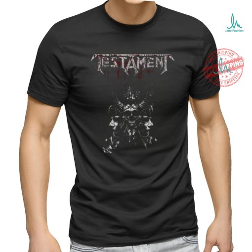 Official Testament Merch Shop Skull Blood Shirt