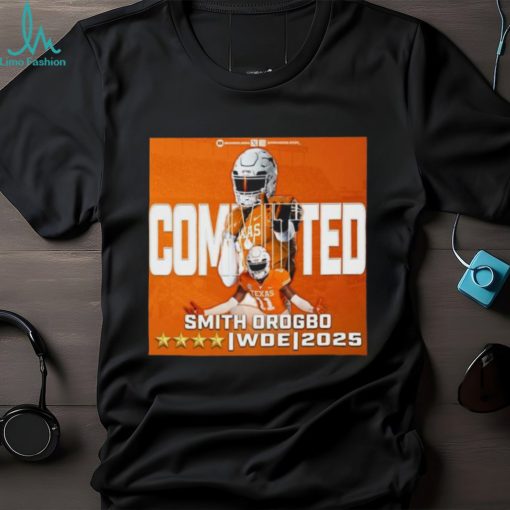 Official Texas Longhorns Smith Orogbo Commited WDE 2025 Shirt