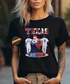 Official Texas Sports Teams Adolis Garcia And Hayden Schott Signatures Shirt