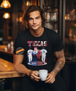 Official Texas Sports Teams Adolis Garcia And Hayden Schott Signatures Shirt