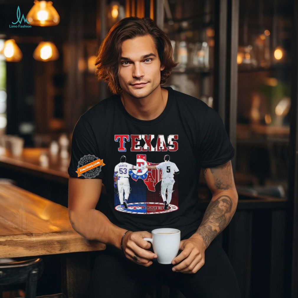 Official Texas Sports Teams Adolis Garcia And Hayden Schott Signatures Shirt Official Texas Sports Teams Adolis Garcia And Hayden Schott Signatures Shirt