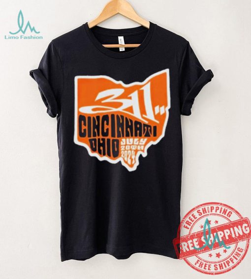 Official The 311 July 20 2024 Hard Rock Cincinnati T Shirt