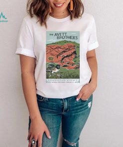 Official The Avett Brothers July 5 2024 Red Rocks Morrison CO Poster Shirt