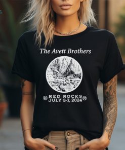 Official The Avett Brothers Red Rocks July 5 7 2024 Event Shirt