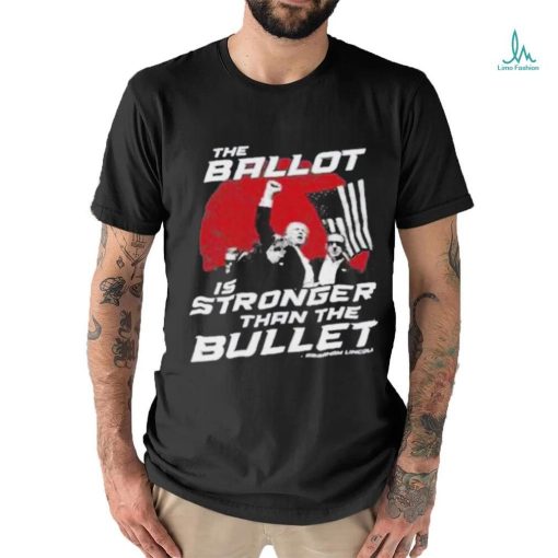 Official The Ballot Is Stronger Than The Bullet t shirt