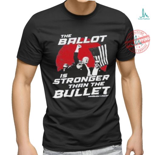 Official The Ballot Is Stronger Than The Bullet t shirt