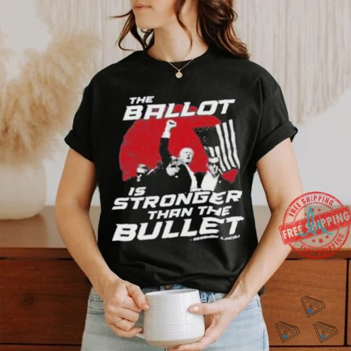 Official The Ballot Is Stronger Than The Bullet t shirt