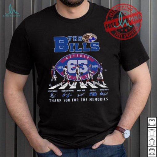 Official The Buffalo Bills Abbey Road 1959 2024 Thank You For The Memories Signatures shirt