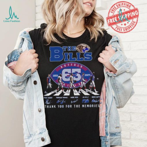 Official The Buffalo Bills Abbey Road 1959 2024 Thank You For The Memories Signatures shirt